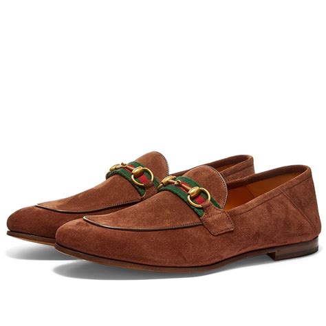 brown gucci loafers suede|gucci suede loafers women.